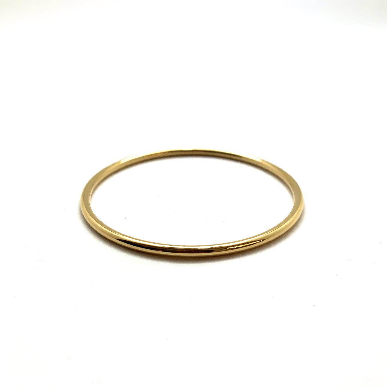 Minimalist Gold Wave Bangle | HerlinG Collection - Image 9